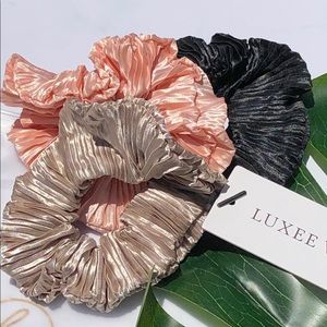 🌺 SALE 🌺 3pc Luxe Chiffon Ponytail Scrunchies